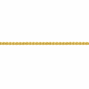 9ct Yellow Gold 1.10 mm Wheat Chain Necklace finished with a Lobster Clasp
