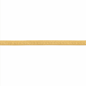 9ct Yellow Gold 4.00mm Herringbone Chain Necklace with Italian clasp