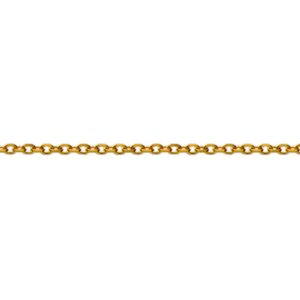 9ct Gold Anchor Diamond Cut Chain